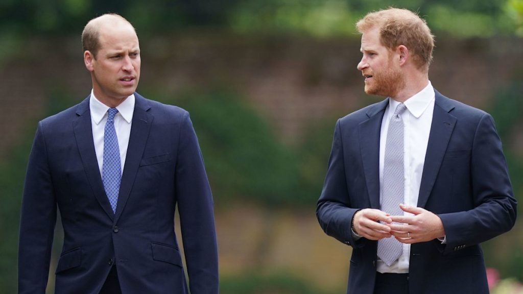 The only remark Prince William made about Prince Harry in his new TV look