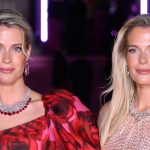 Girl Amelia and Girl Eliza Spencer channel Barbie in ‘bold’ sweet red ball robes