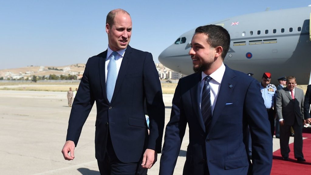 Royal circle of relatives LIVE: Prince William to reunite with Crown Prince Hussein of Jordan