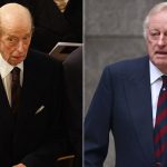 Duke of Kent, 90, attends funeral along Andrew Parker Bowles