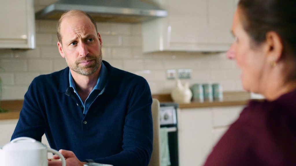 Prince William moved to tears all the way through emotive chat with mom who misplaced her husband to suicide