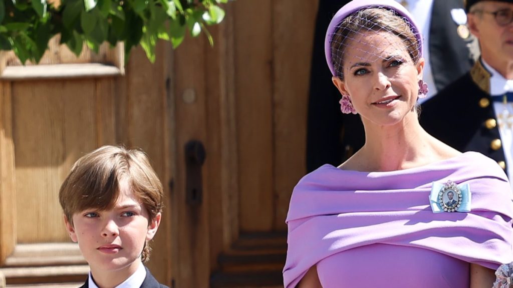 Princess Madeleine’s son Prince Nicolas enjoys fall day with circle of relatives canine