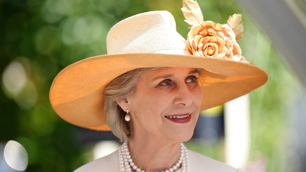The Duchess of Gloucester, 79, pictured in Bermuda
