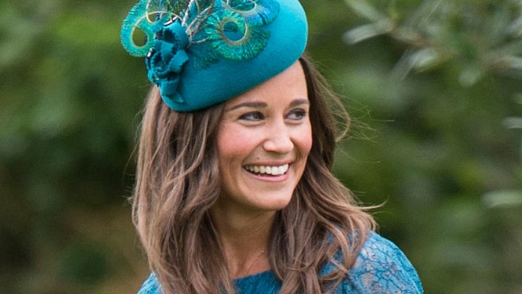 Pippa Middleton displays off sparkling solar tan in ra-ra coat get dressed