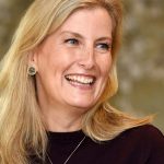 Duchess Sophie subtly ‘tells a tale’ with silky £3k chocolate Armani robe