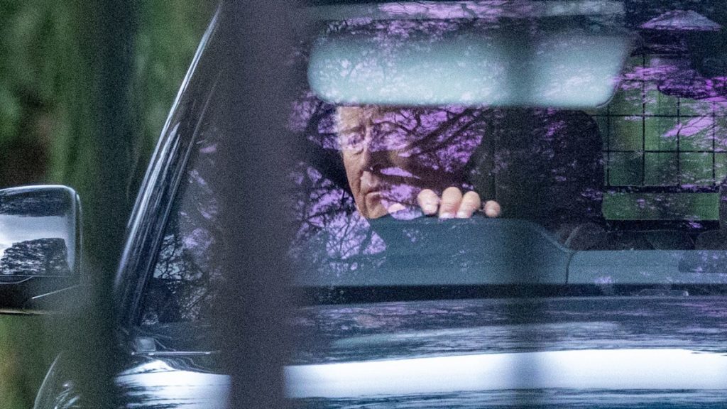 Downcast King Charles pictured for first time since stripping Andrew of his titles