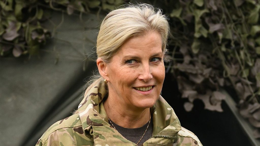 Duchess Sophie channels GI Jane in complete camo and thin denims