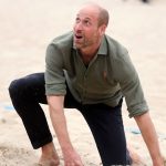 Prince William provoke crowds along with his seashore volleyball talents — watch video