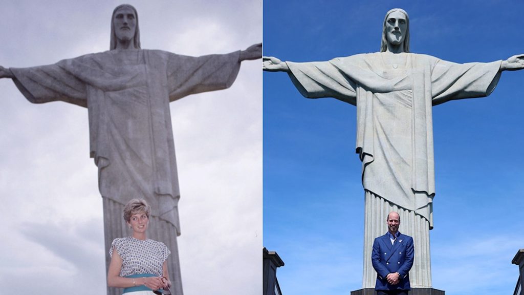 Prince William follows in Princess Diana’s footsteps with iconic Christ the Redeemer photoshoot second